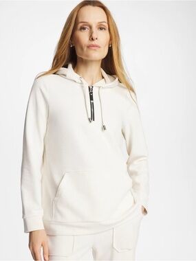CHICOS Zenergy Soft Waffle Hooded Sweatshirt